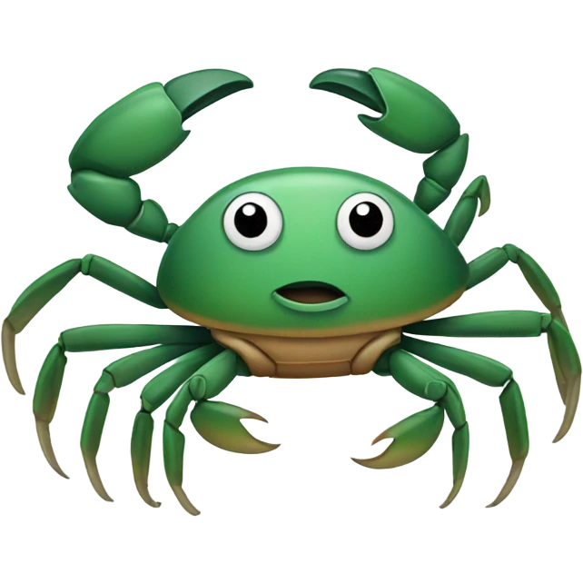 Funny crab emoji