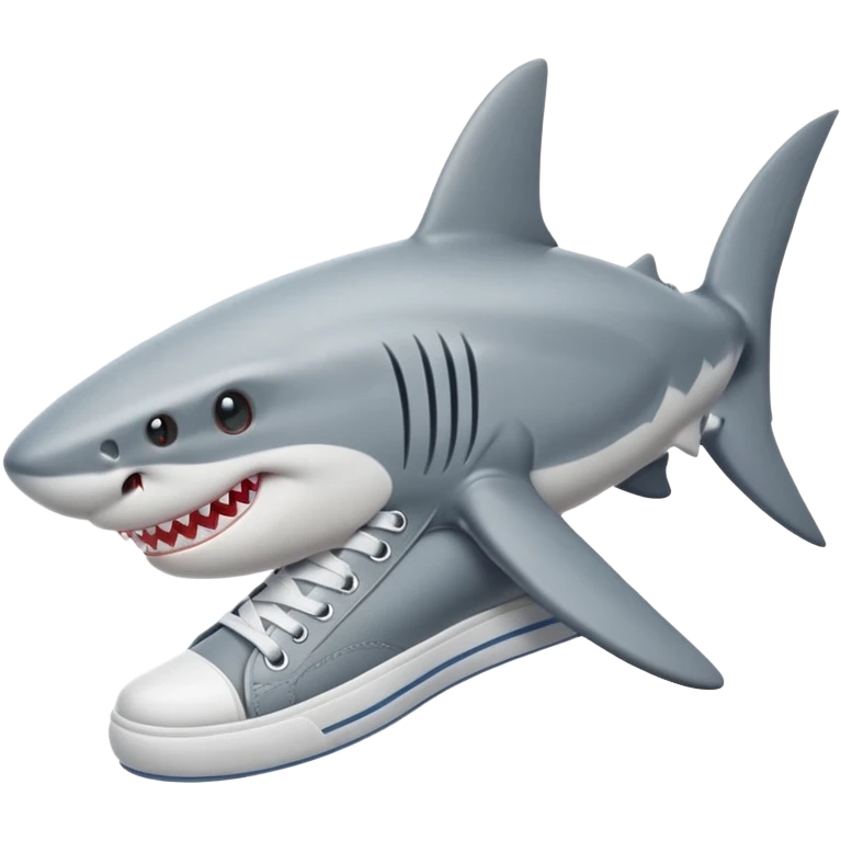 Tiburon con tenis  emoji