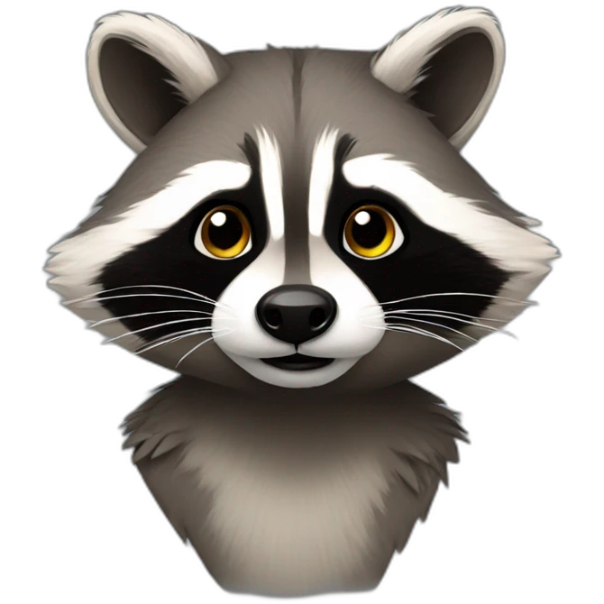 Racoon emoji