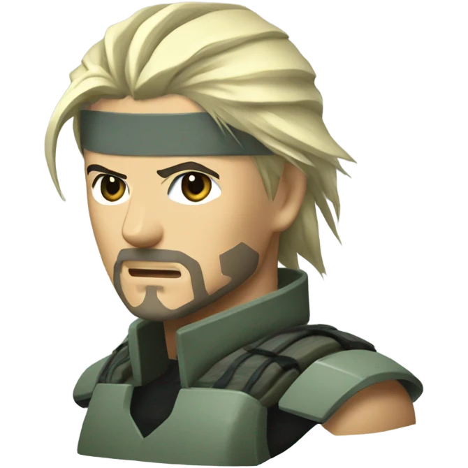 raiden from metal gear solid emoji
