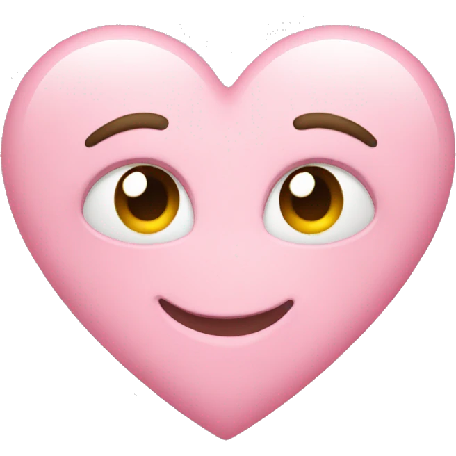 light pink heart emoji emoji