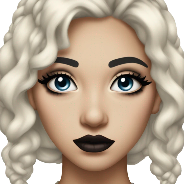 goth faces emoji
