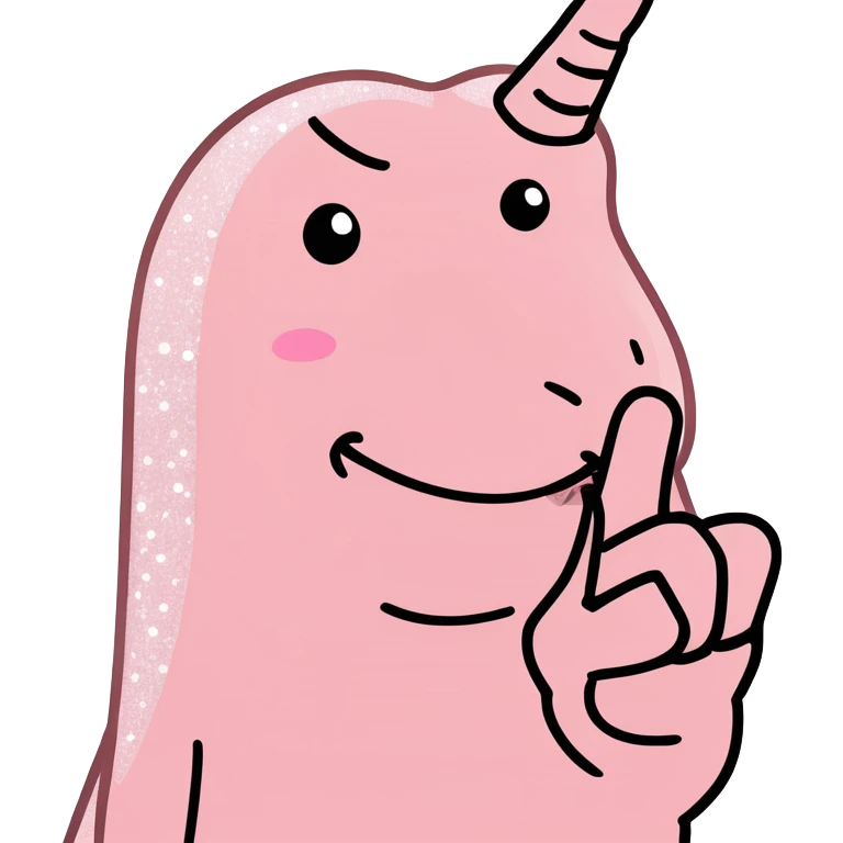 pink middle finger with sparskles emoji