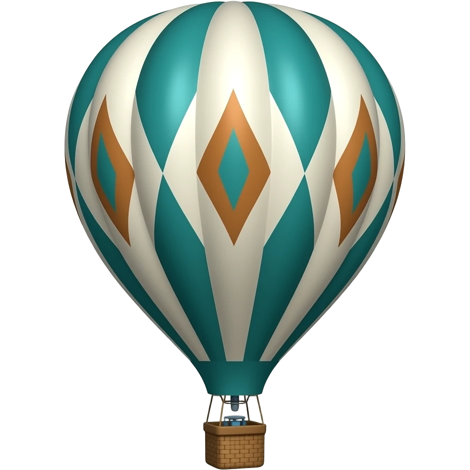 Marrocan hot air balloon emoji