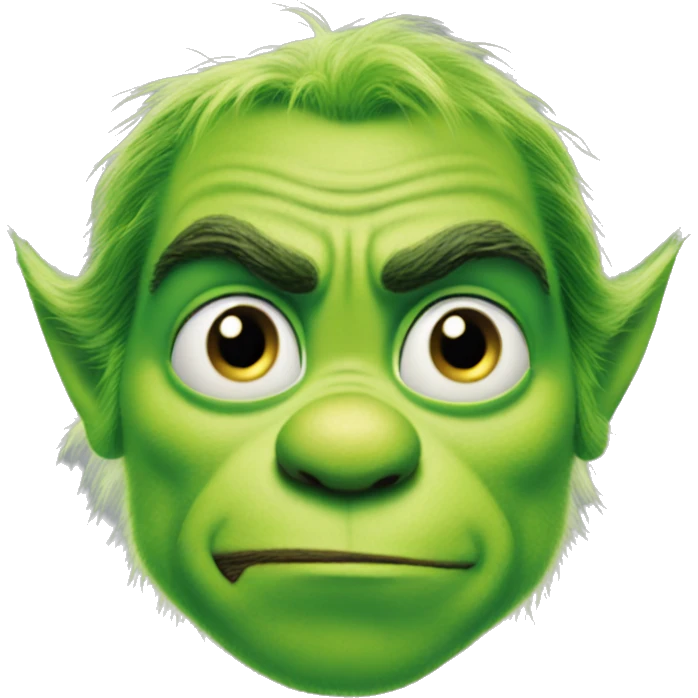 henry cavill as grinch emoji