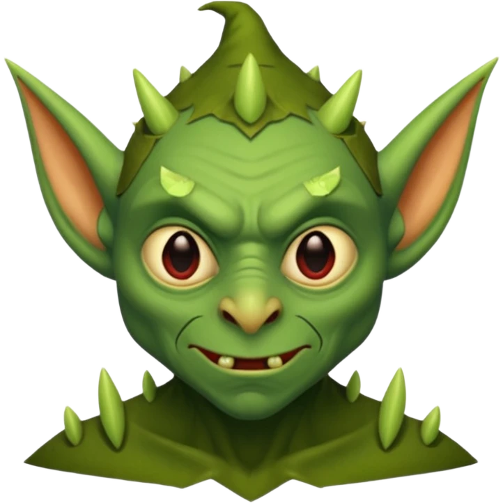 a goblin emoji