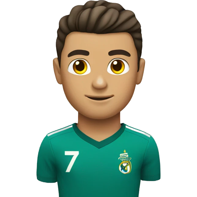 Cristiano Ronaldo soccer emoji