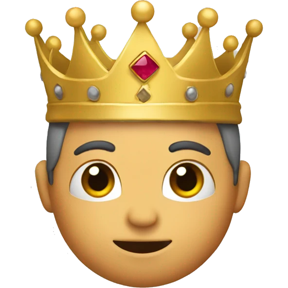 do with a crown on the head emoji