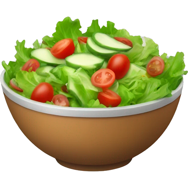 bowl of salad emoji