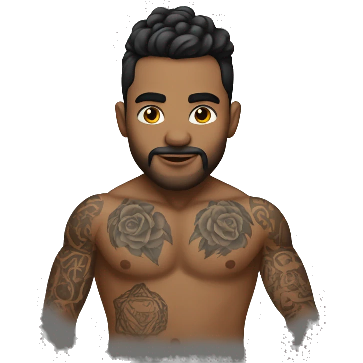 Bíceps con tatuaje  emoji