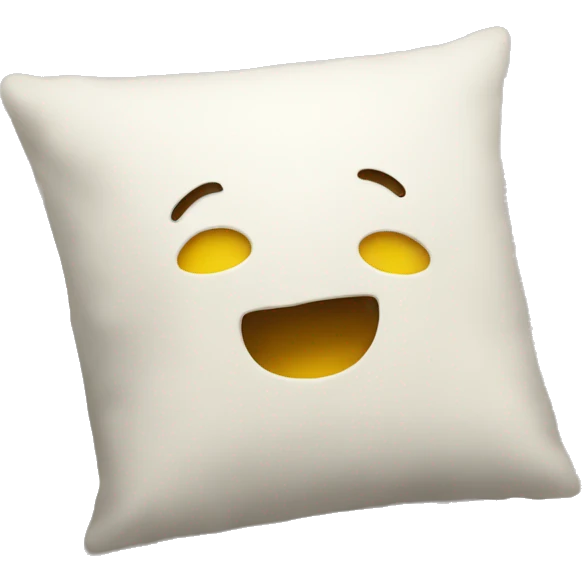 talking to a pillow emoji