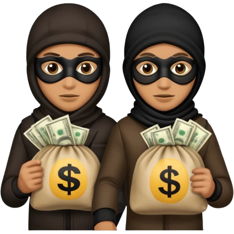 two robbers emoji