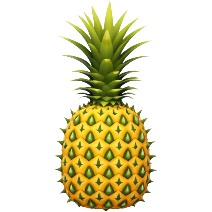An upside down pineapple emoji