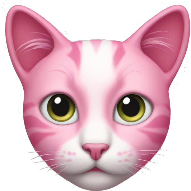 Pink cat emoji