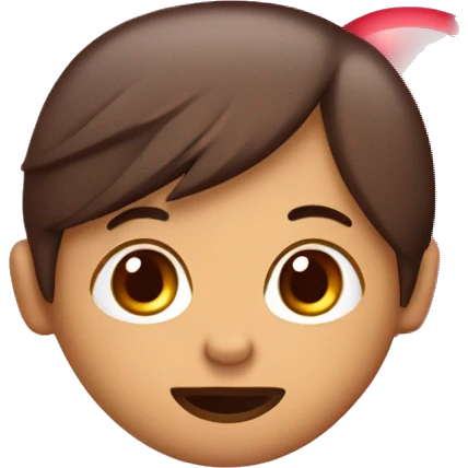 emoji de embarazada con cabello rojo y un corazon rosado emoji