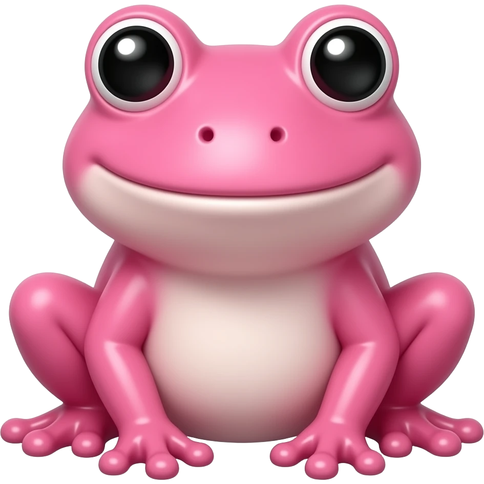 gummy candy pink frog emoji