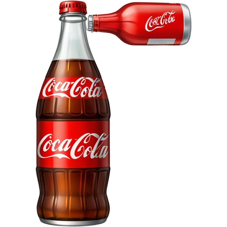 Una botella de coca cola emoji
