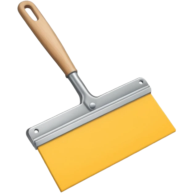 squeegee for screenprinting, minimal, colorful emoji
