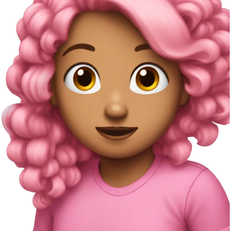 Okay pink  emoji
