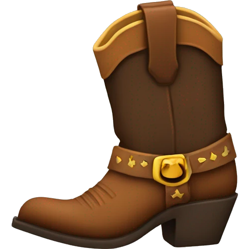 Cowboy boot emoji