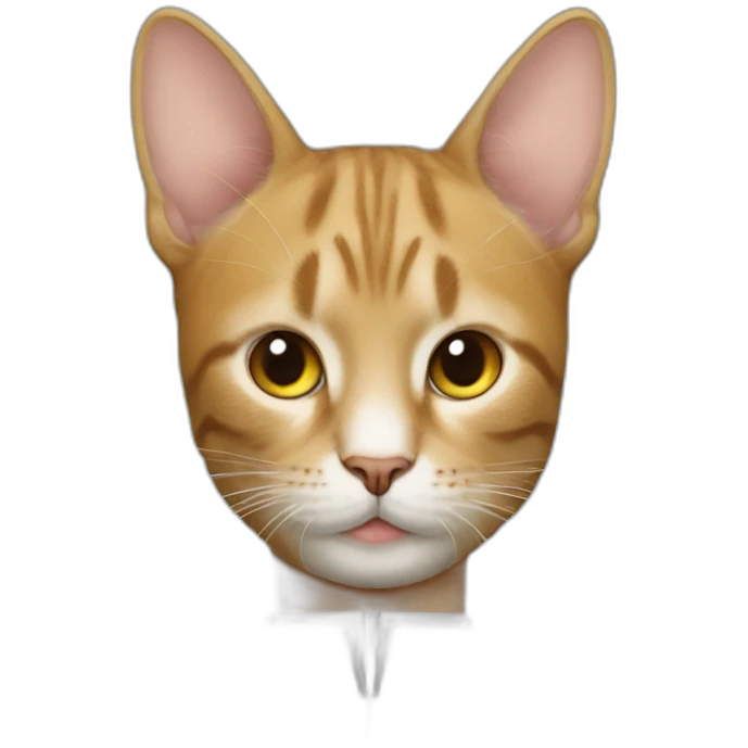 Macron with a cat on his head emoji