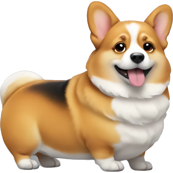 fat corgi emoji