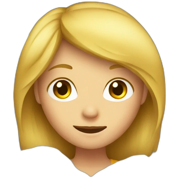 blond woman in a cave emoji