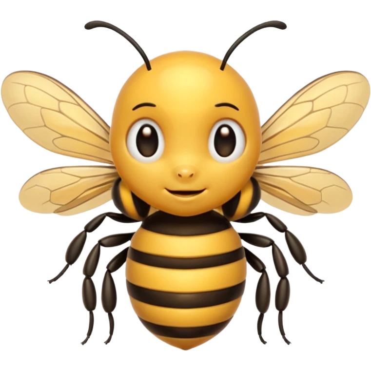 A bee cuddling you emoji
