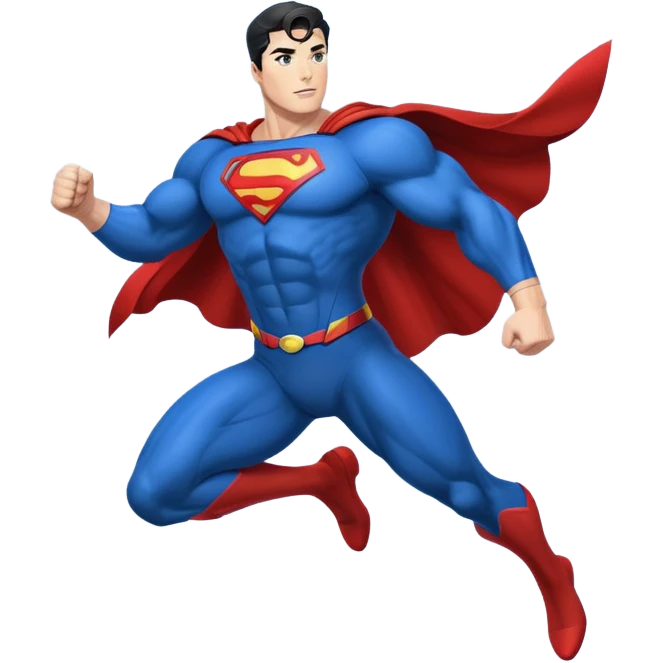 Super man voando  emoji
