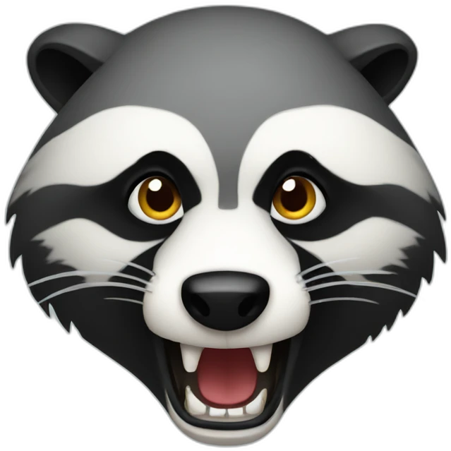 angry badger emoji