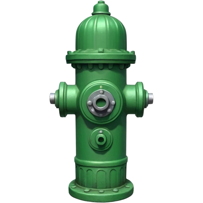 green fire hydrant emoji