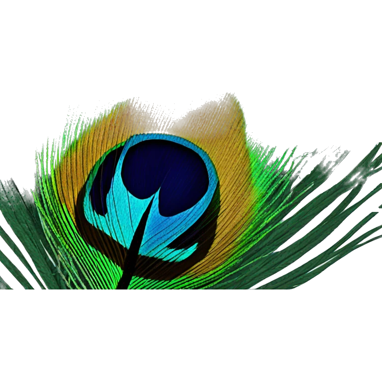 peacock feather emoji