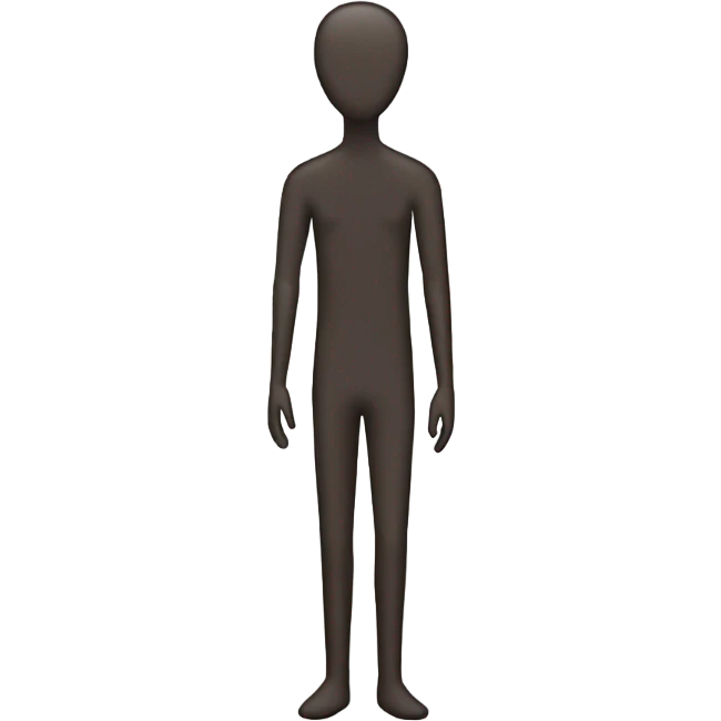 Person with a stick body emoji