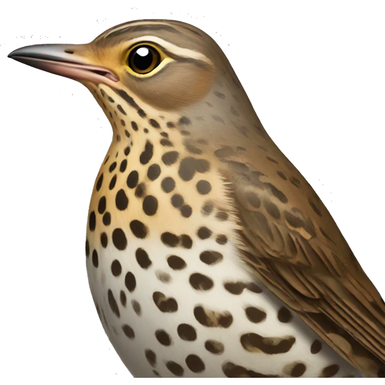 Song thrush. emoji