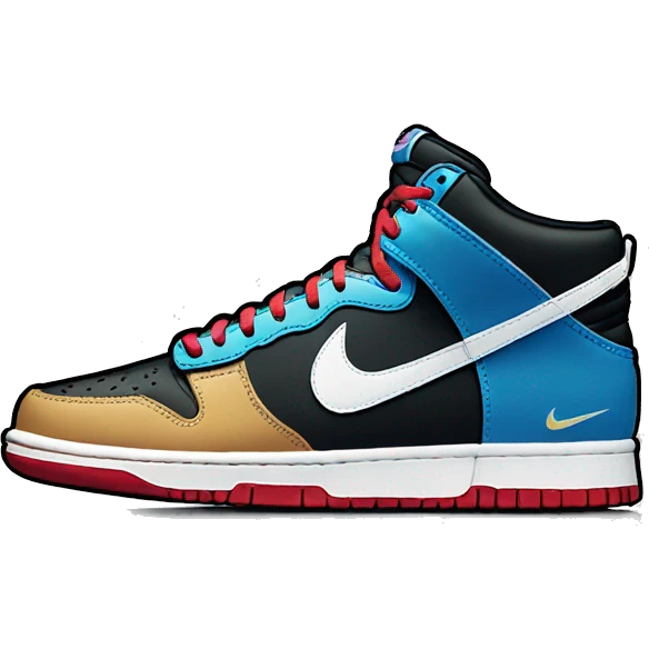 Nike Dunk high emoji