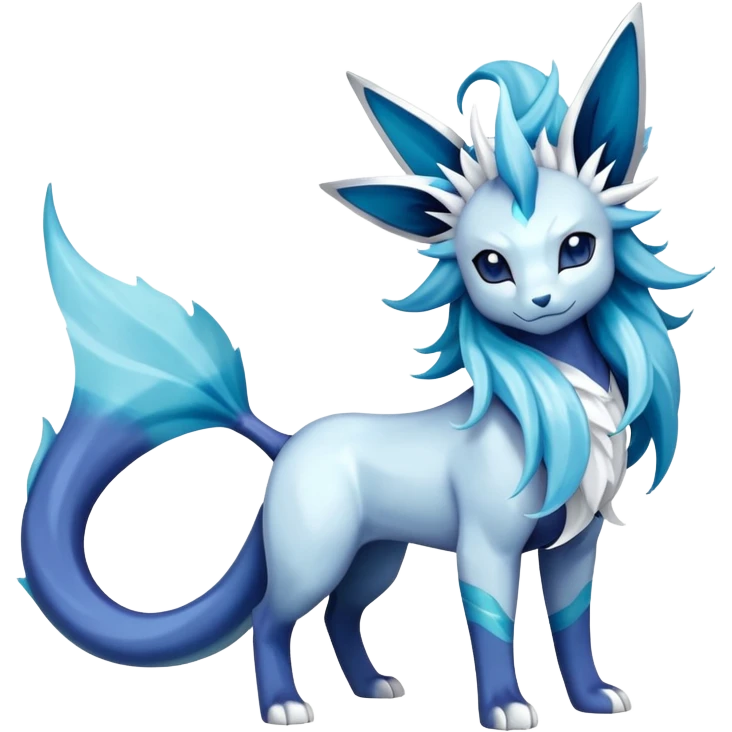 Cobalion-Suicune-Vaporeon-fakemon (full body) emoji