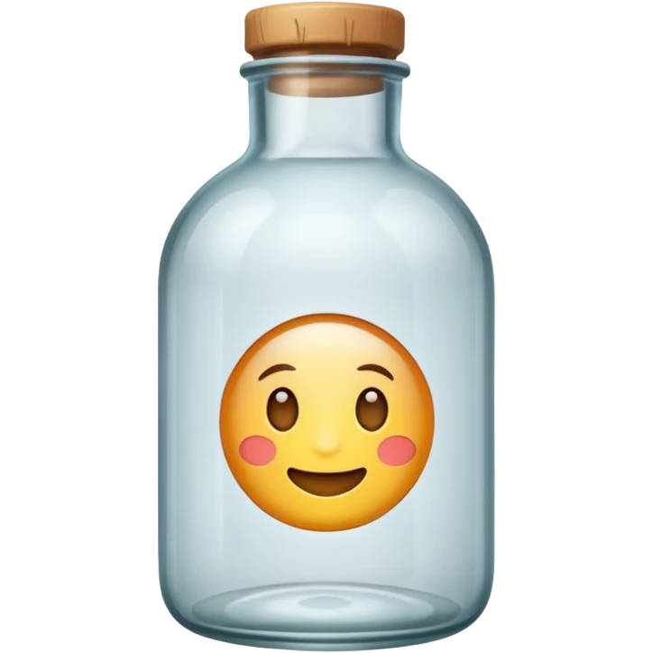 Glass bottle emoji