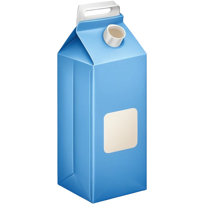 blue milk carton emoji
