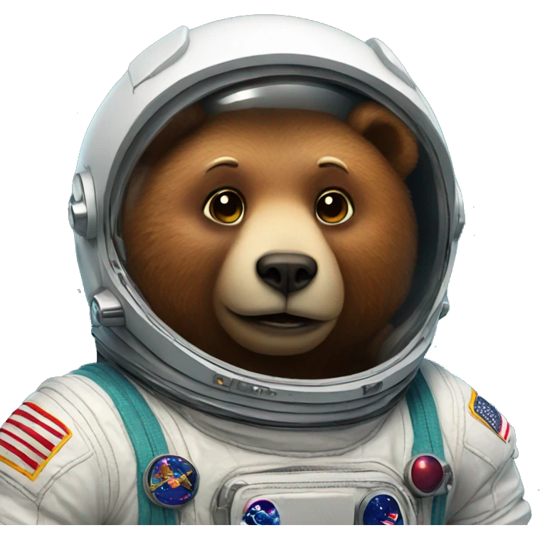 bear astronaut  emoji