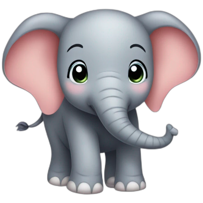 cute elephant emoji