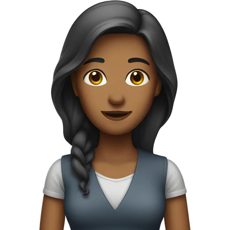 Woman with a beard standing up emoji