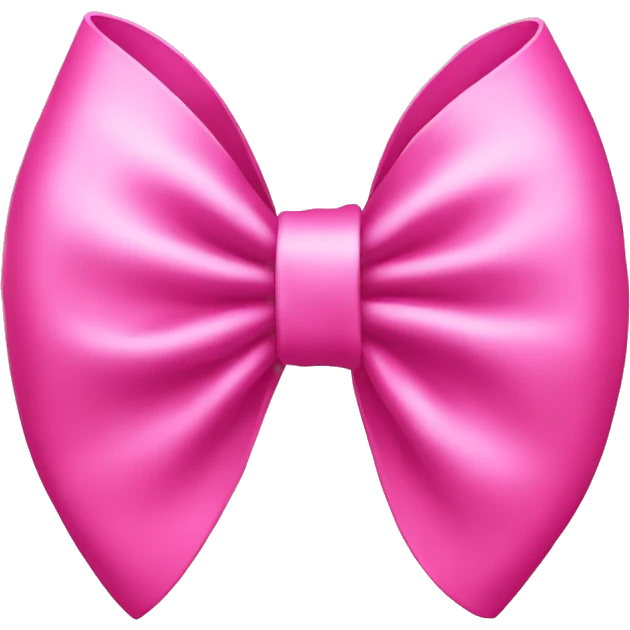 A pink bow with hat emoji