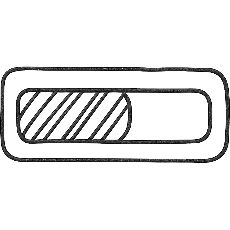 hand drawn outlined progress bar icon emoji