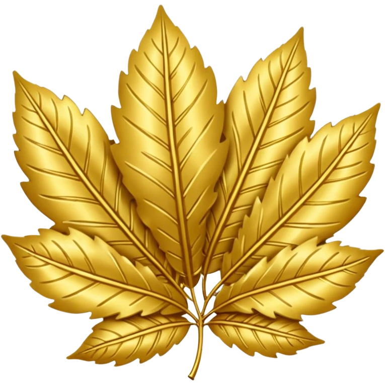 Leaves of gold  emoji