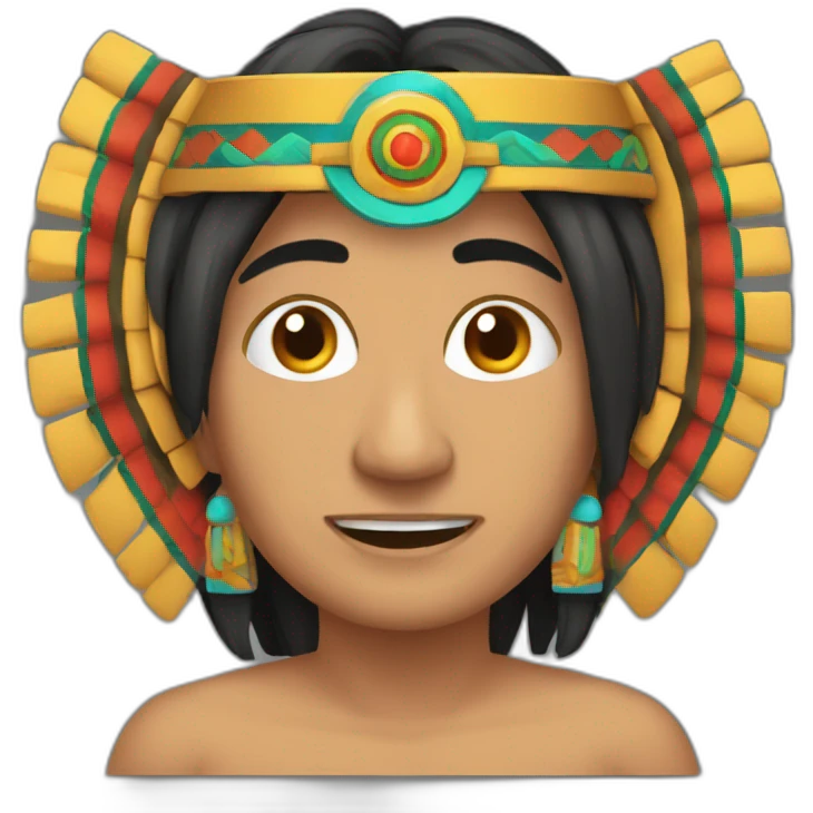 Azteca pide ayuda a dioses emoji