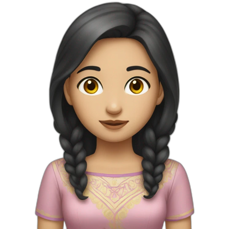 how looks uzbek girl named Sevinch emoji