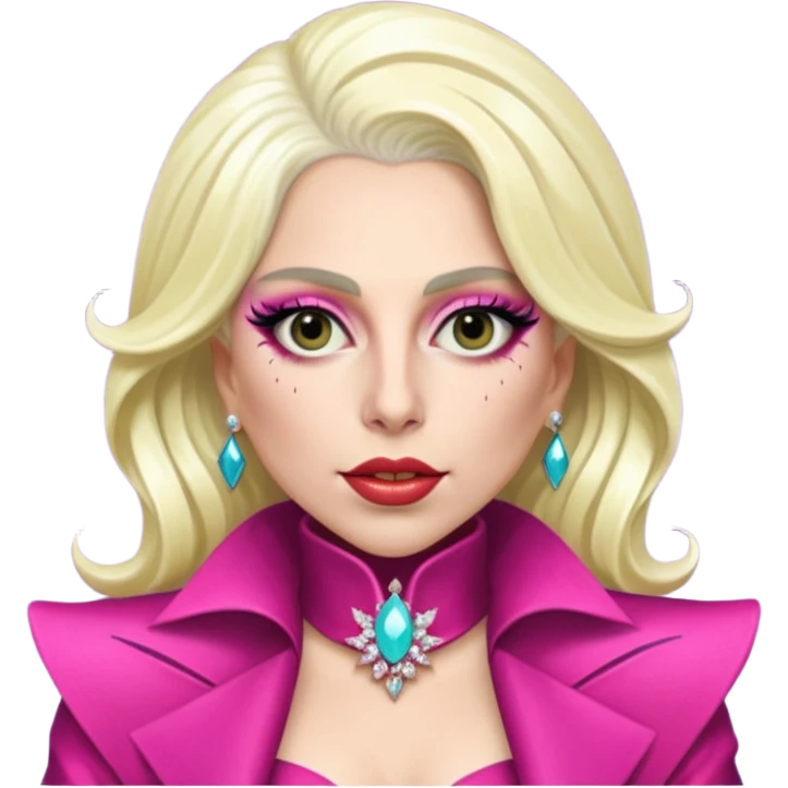 Lady Gaga during the Born This Way era emoji