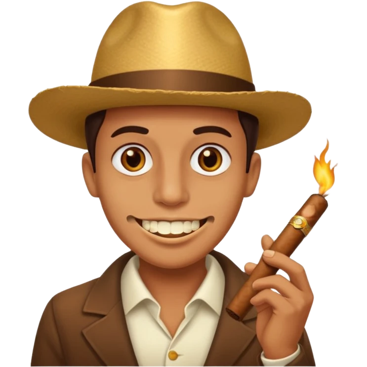 gold tooth with cigarnews emoji