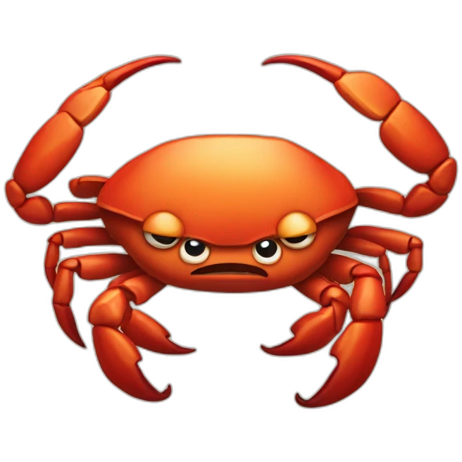 angry crab emoji