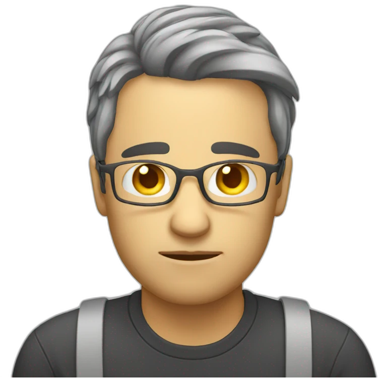 exhausted programmer emoji
